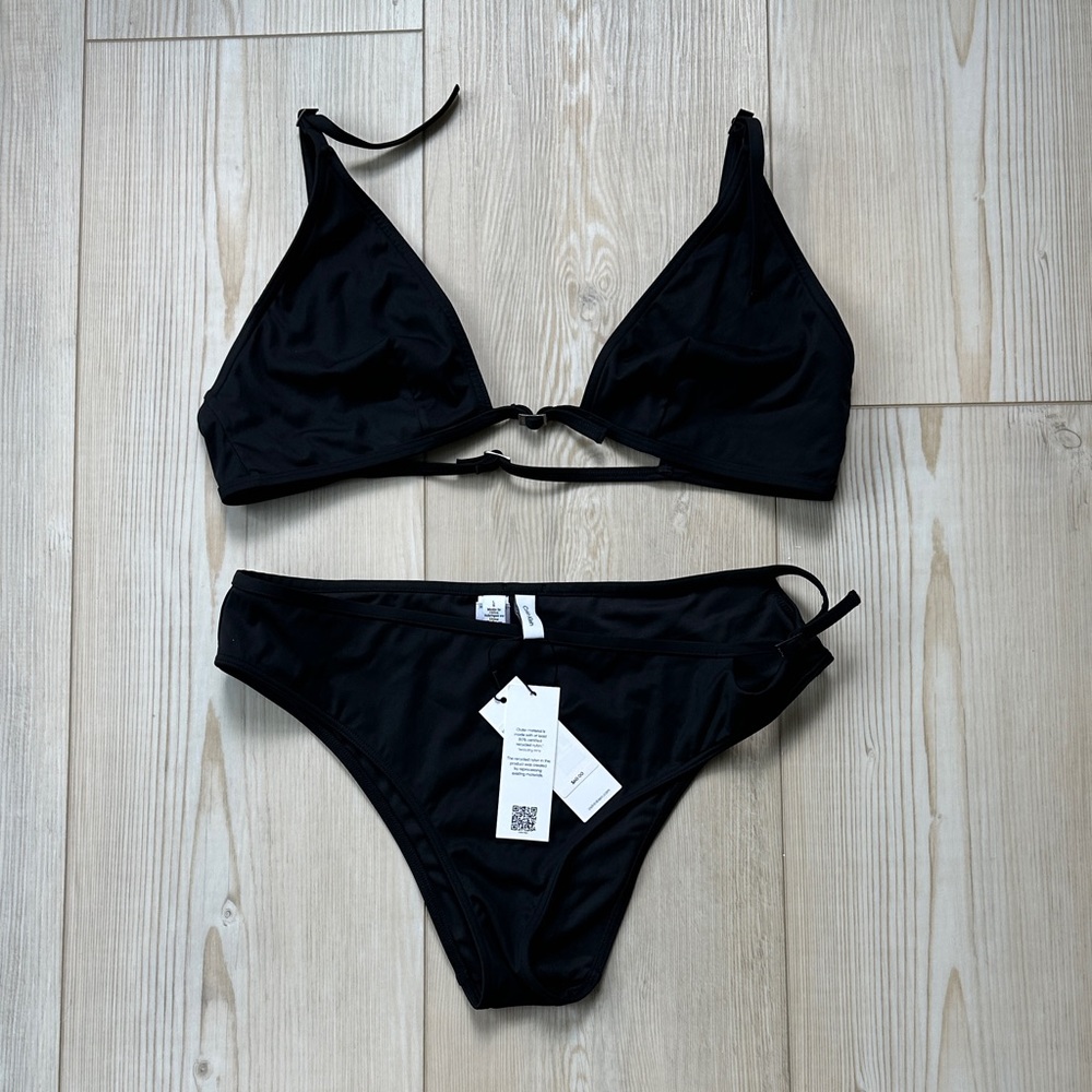 Calvin Klein Black Bikini Set L/XL